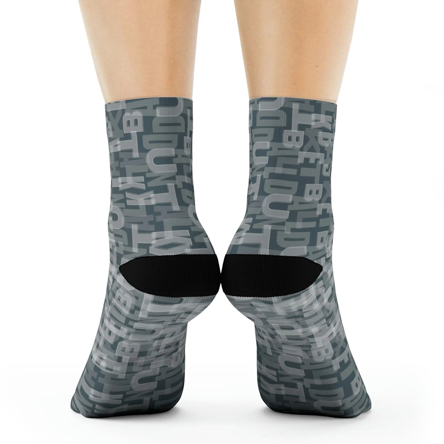 Duntalk "Court Vision" Basketball Socks - Grey