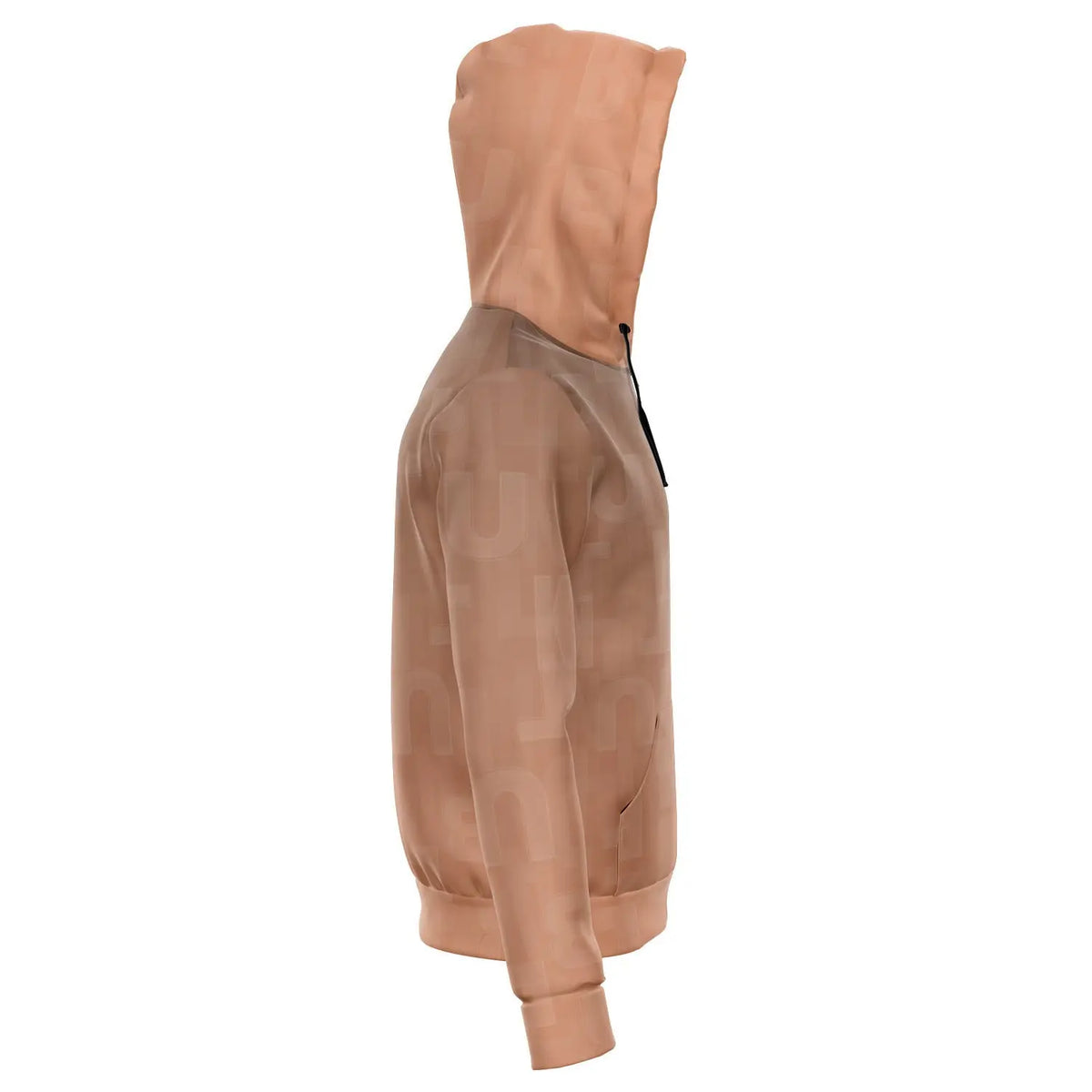 Duntalk "Ball IQ" Basketball Hoodie Zip-Up Jacket - Sunset Subliminator