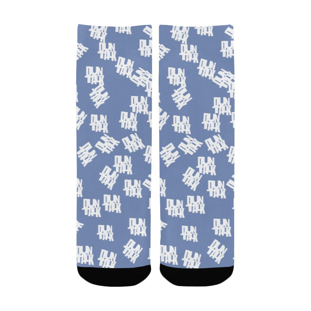 Duntalk "Signature" Kid's Basketball Socks - Blue