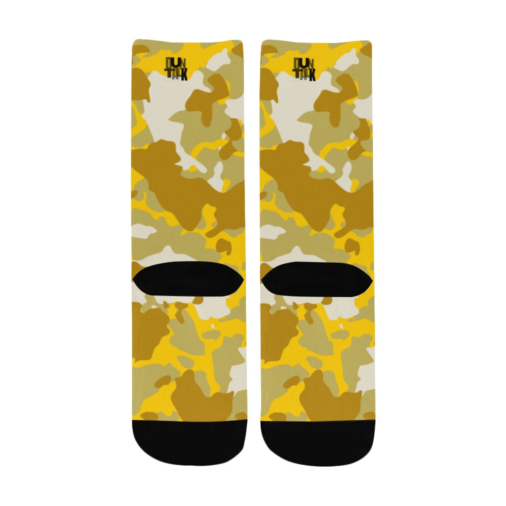 Duntalk "Bench Mob" Kid's Basketball Socks - Sand e-joyer