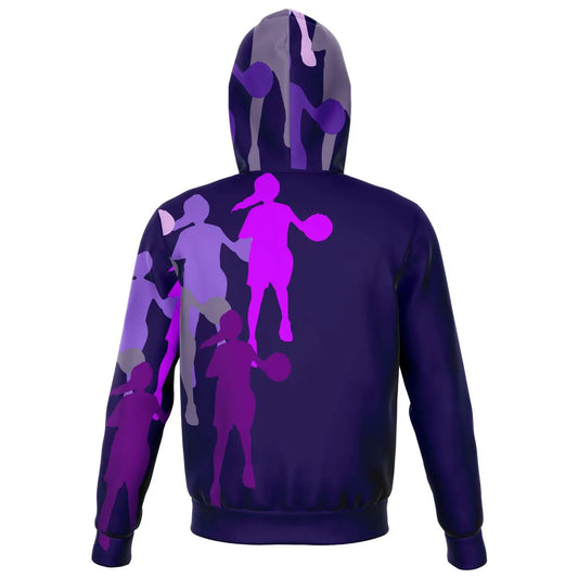 Duntalk "D-Up" Basketball Athletic Jacket - Purple Subliminator