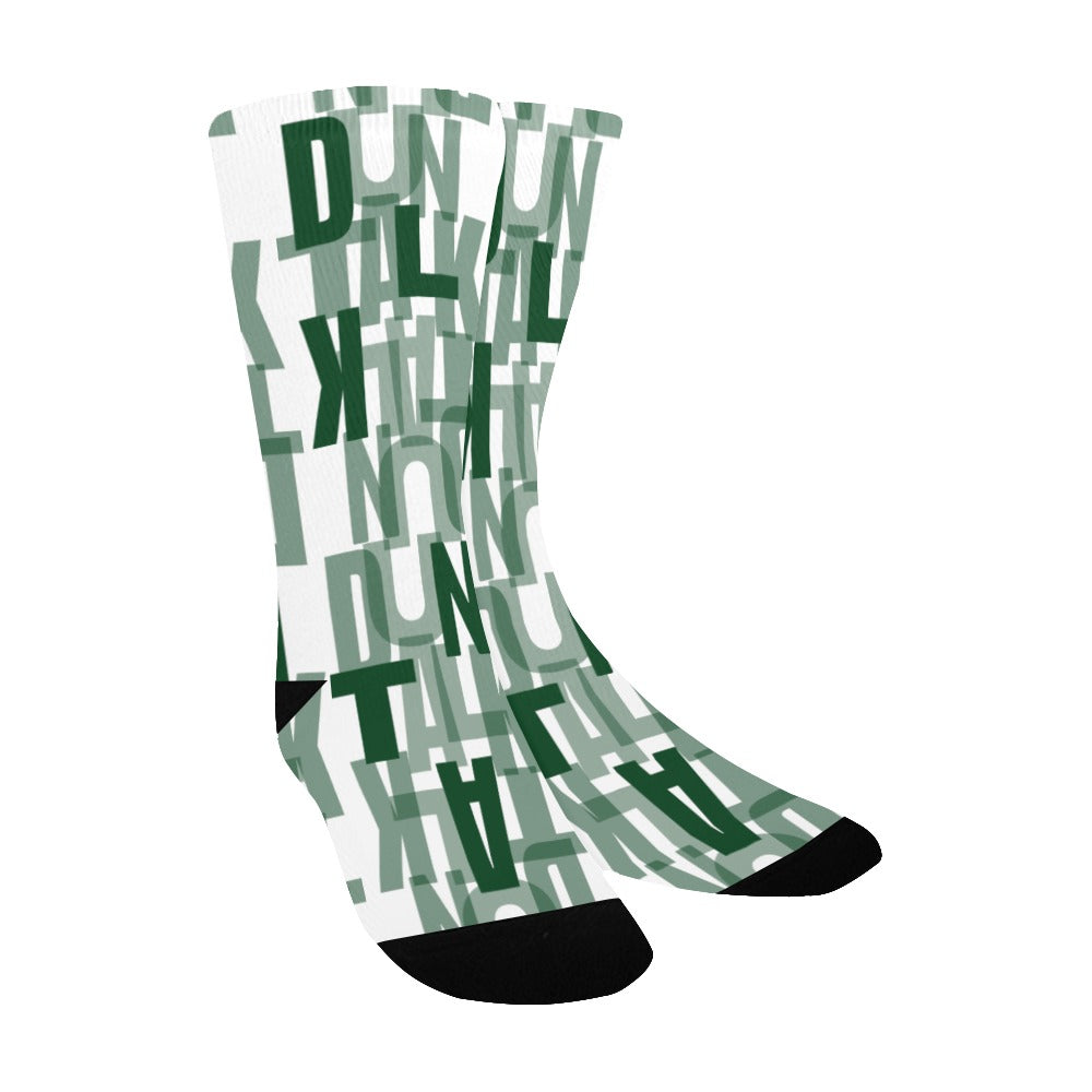 Duntalk "Signature" Kid's Basketball Socks - Green