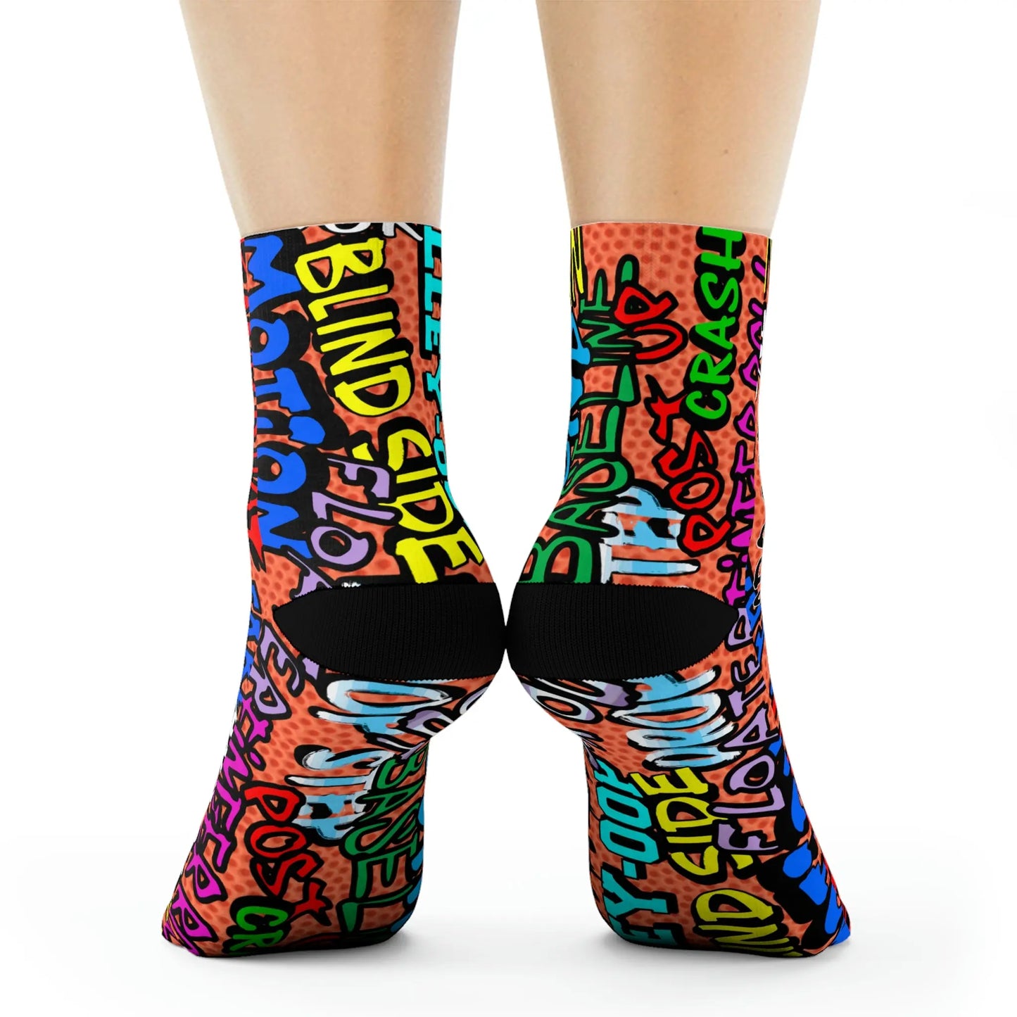 Duntalk "Ball All Day" Basketball Crew Socks