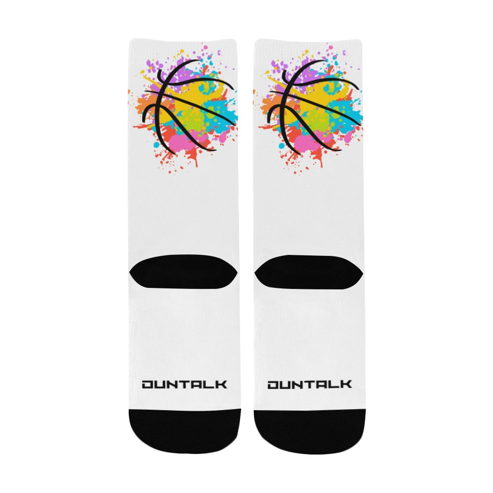 Duntalk "Rock" Kid's Basketball Socks - Small Multi