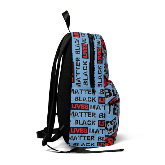 Duntalk "BLM" Backpack - Blue Large Printify