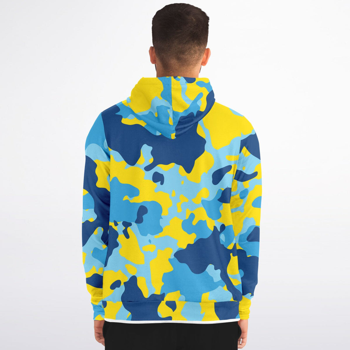 Duntalk "Bench Mob" Zip Up Hoodie Jacket - Blue Subliminator