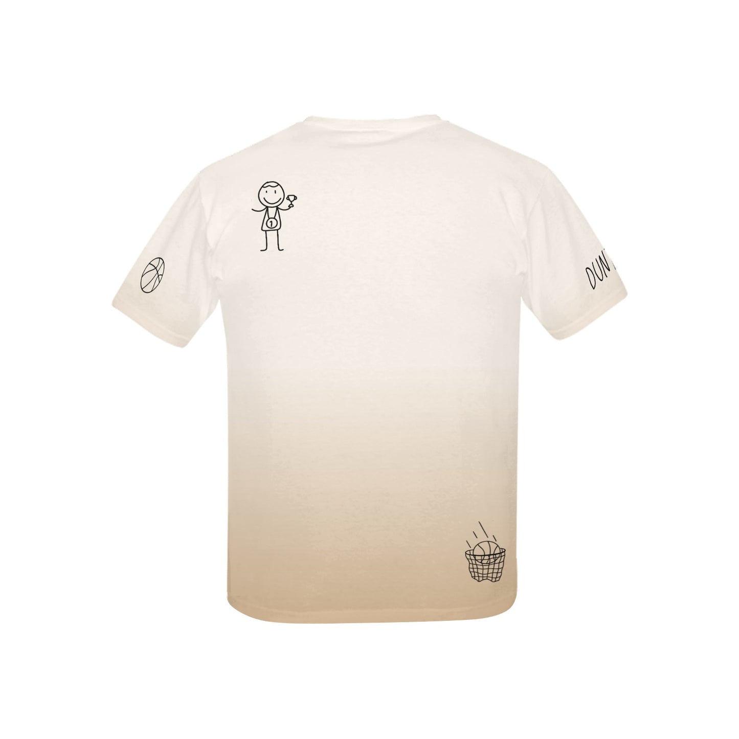 Duntalk "Doodle" Basketball Youth T-Shirt - B e-joyer