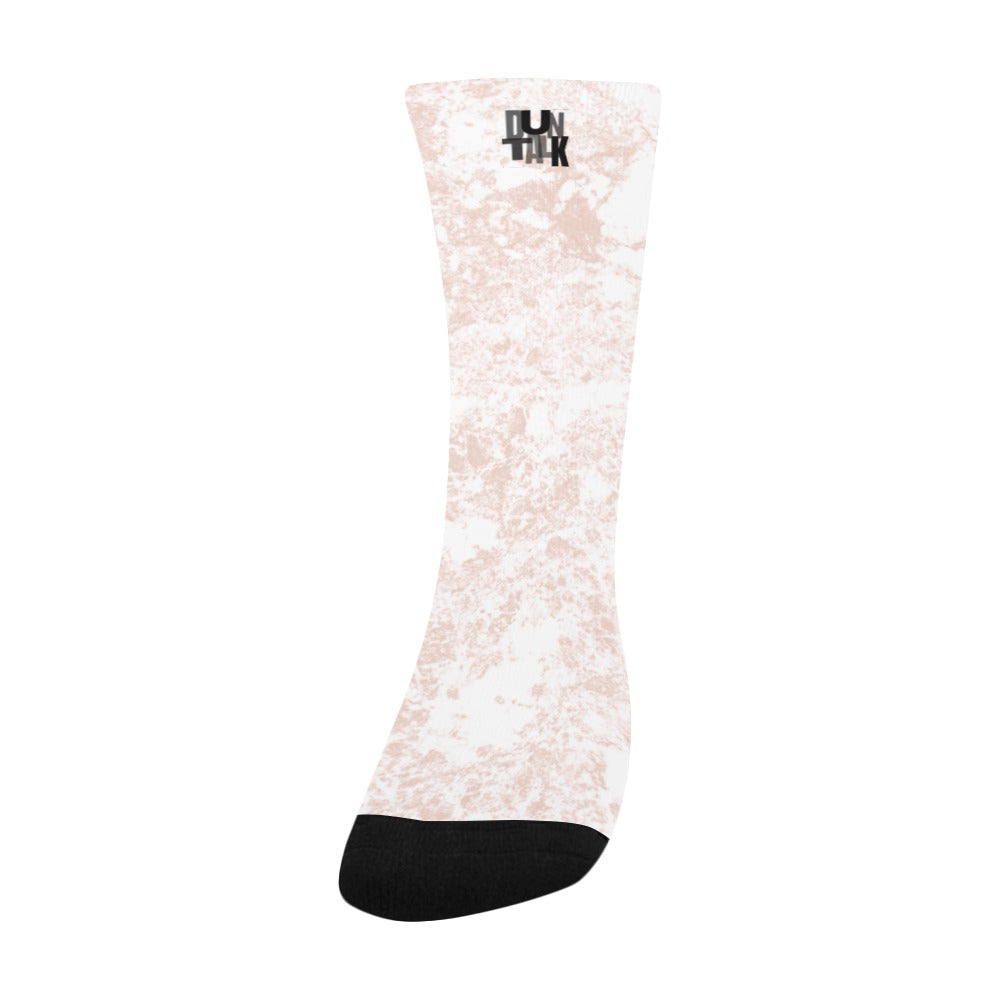 Duntalk "Like That" Kid's Basketball Socks - White