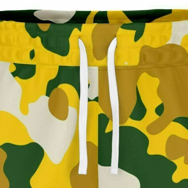 Duntalk "Bench Mob" Basketball Classic Shorts - Green Subliminator