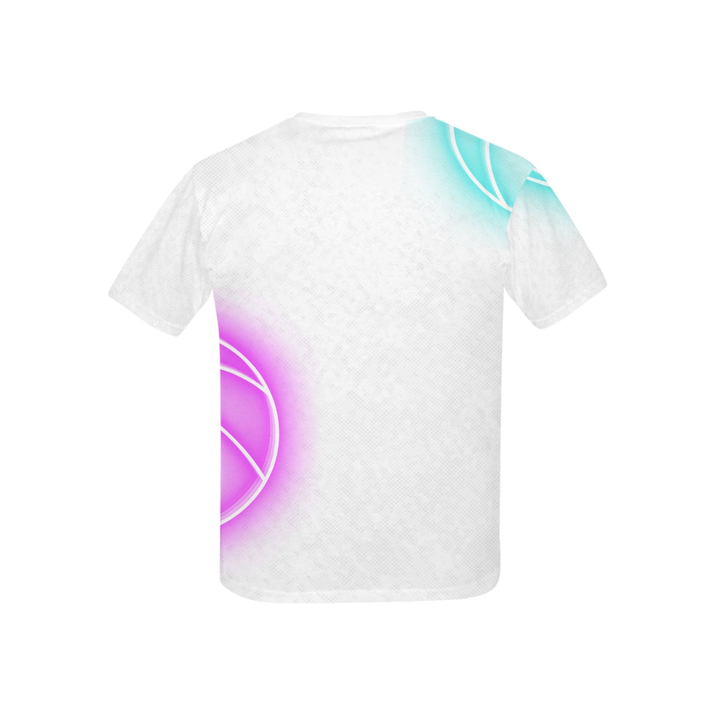 Duntalk "Glow" Youth Basketball T-shirt - White