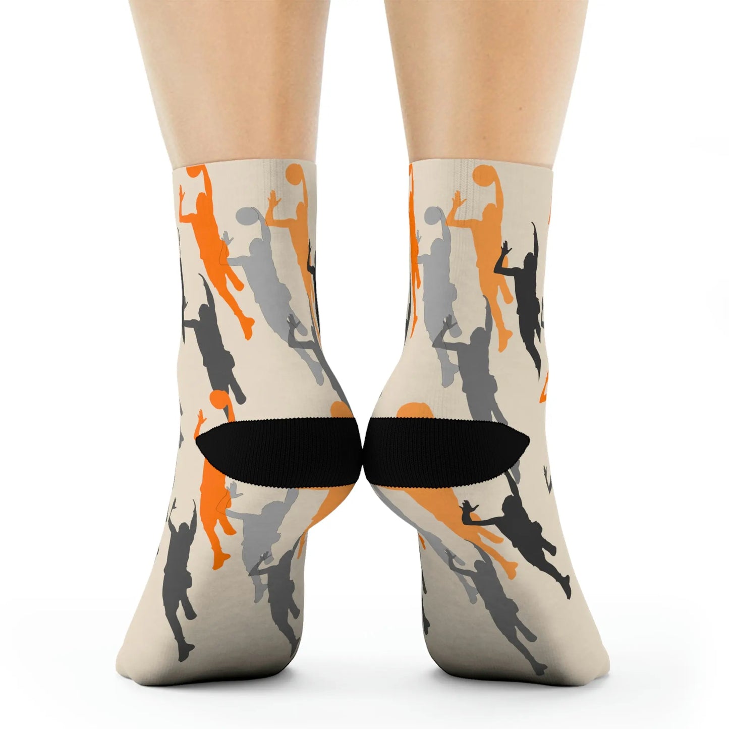 Duntalk "Body A Man" Basketball Socks - Beige