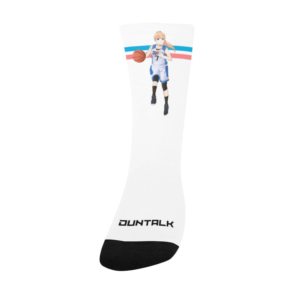 Duntalk "Squad" Kid's Basketball Socks - Dribble