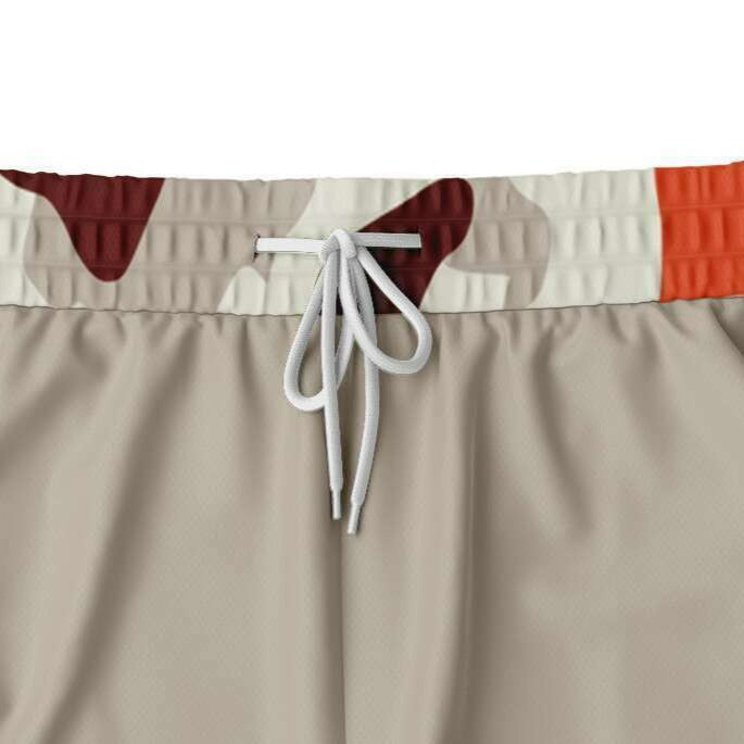 Duntalk "Bench Mob" 2-in-1 Shorts - Burgundy Subliminator