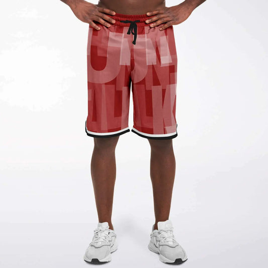 Duntalk "Ball IQ" Basketball Classic Shorts - Wine Subliminator