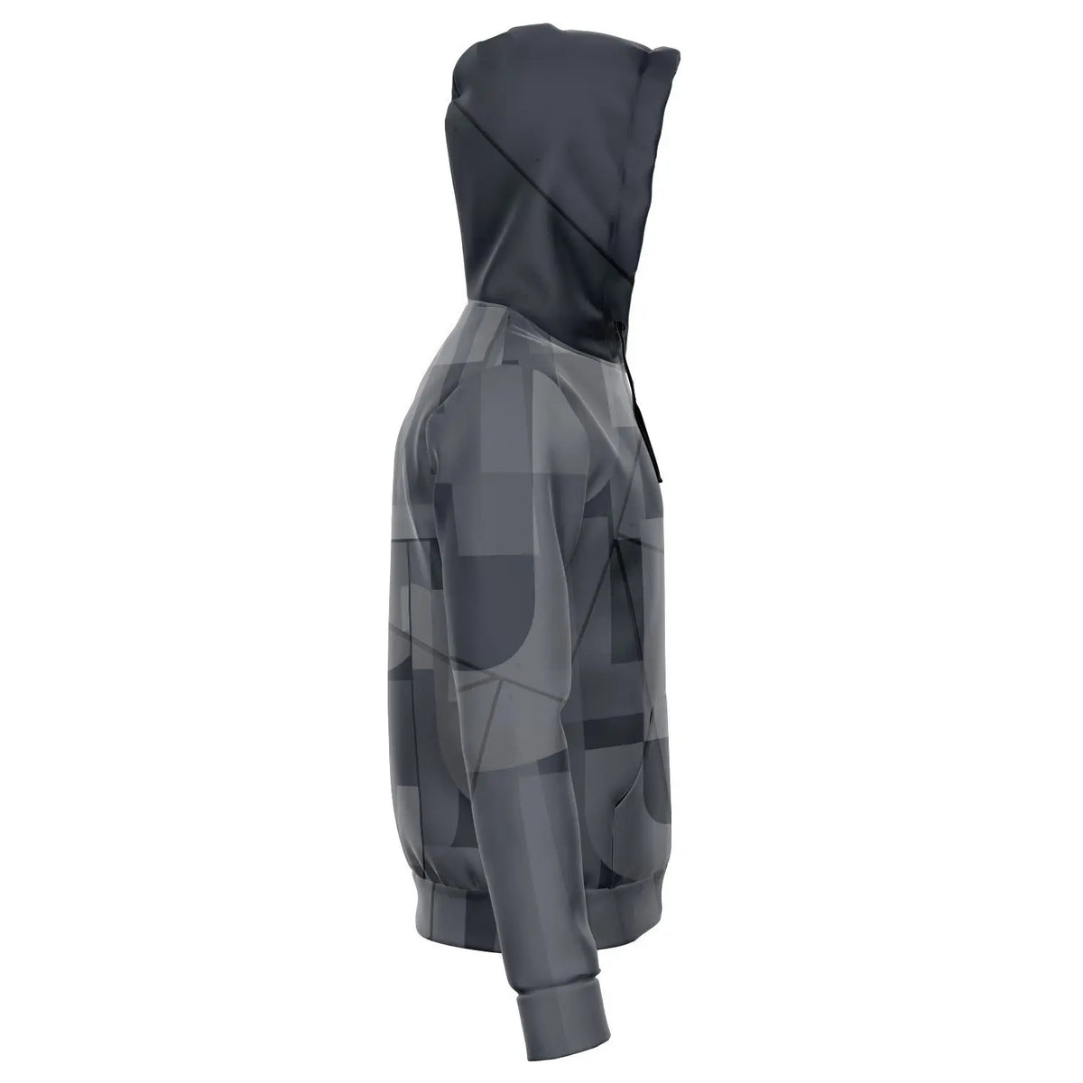 Duntalk "Ball IQ" Basketball Zip Up Hoodie Jacket - Geo Subliminator
