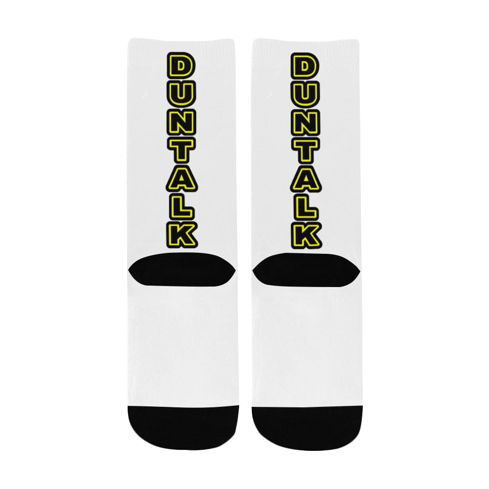 Duntalk "Bubble" Kid's Basketball Socks - Yellow