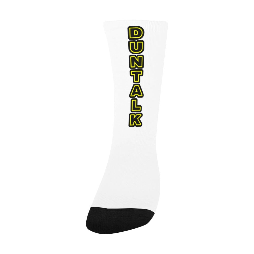 Duntalk "Bubble" Kid's Basketball Socks - Yellow