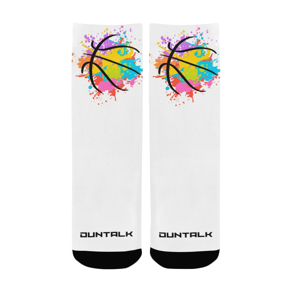 Duntalk "Rock" Kid's Basketball Socks - Small Multi