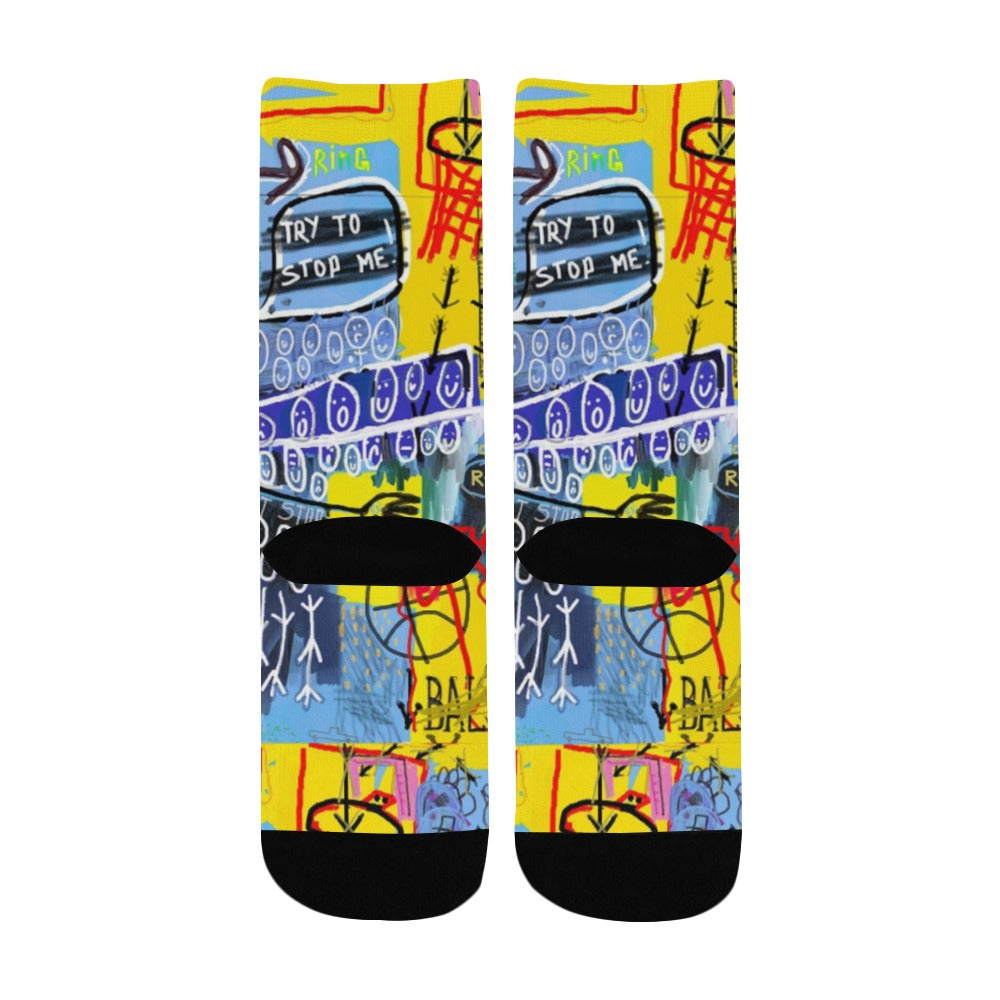 Duntalk "Hoop Dreams" Kid's Basketball Socks