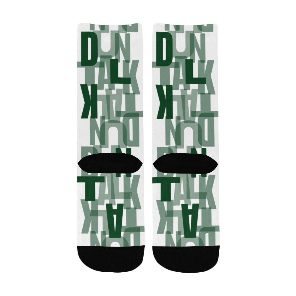 Duntalk "Signature" Kid's Basketball Socks - Green