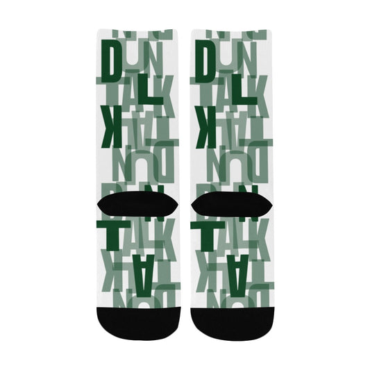 Duntalk "Signature" Kid's Basketball Socks - Green e-joyer