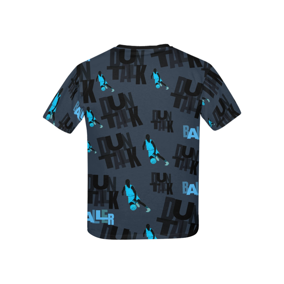 Duntalk "Baller" Youth Basketball T-Shirt - Blue e-joyer