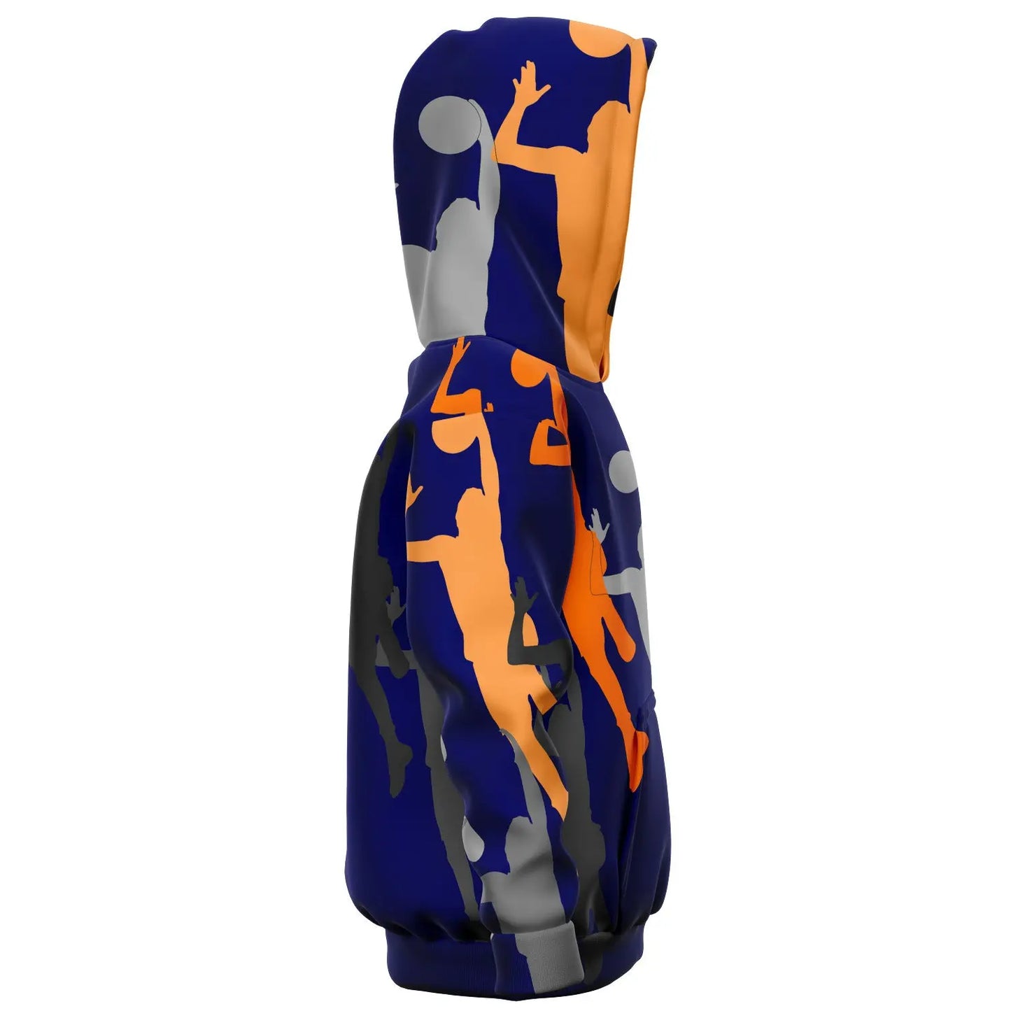 Duntalk "Body-A-Man" Youth Basketball Athletic Hoodie - Blue Subliminator