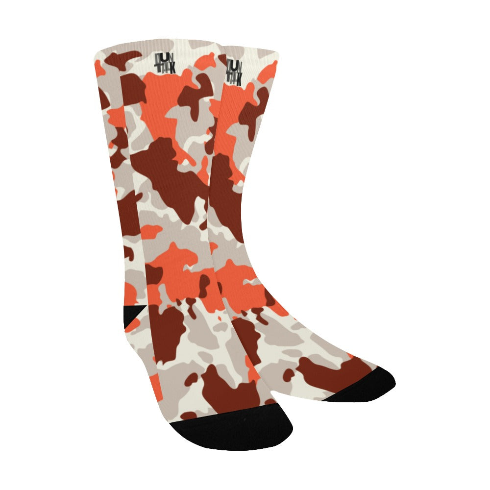 Duntalk "Bench Mob" Kid's Basketball Socks - Red