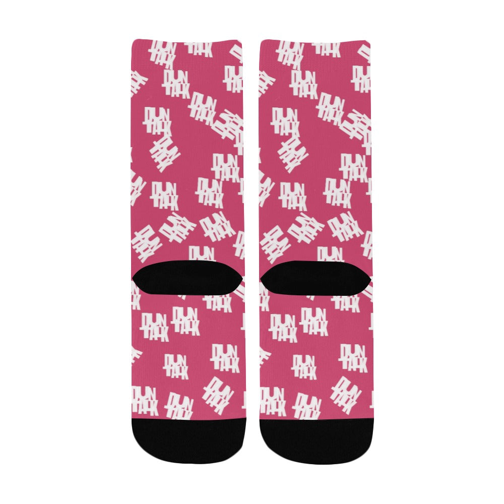 Duntalk "Signature" Kid's Basketball Socks - Pink e-joyer