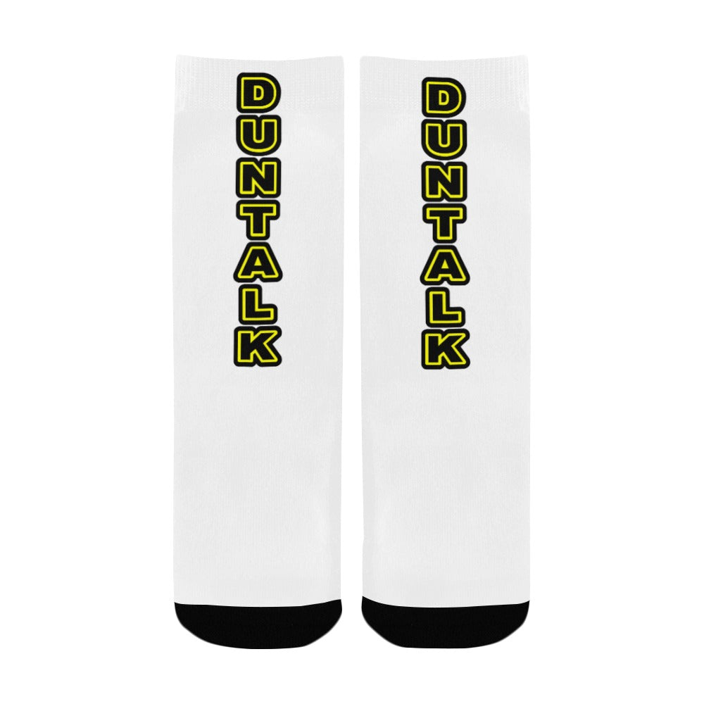 Duntalk "Bubble" Kid's Basketball Socks - Yellow