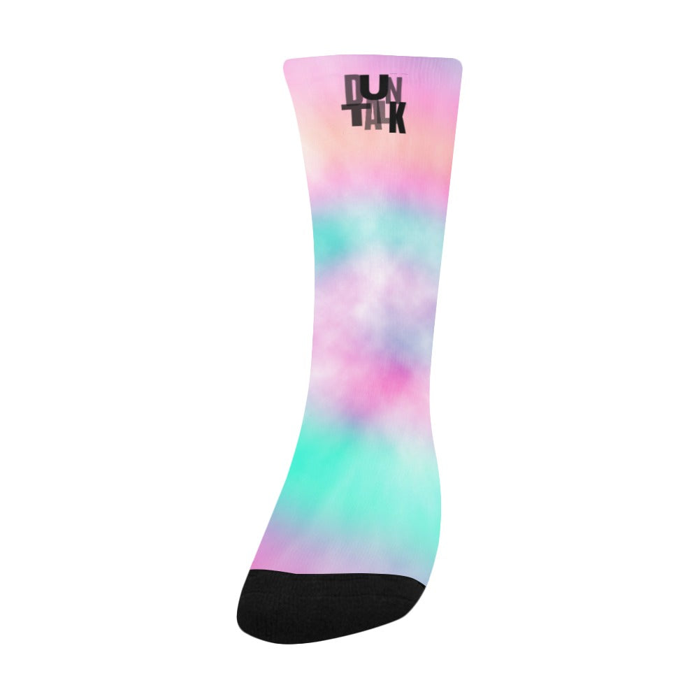 Duntalk "Twisted" Kid's Basketball Socks - Pink