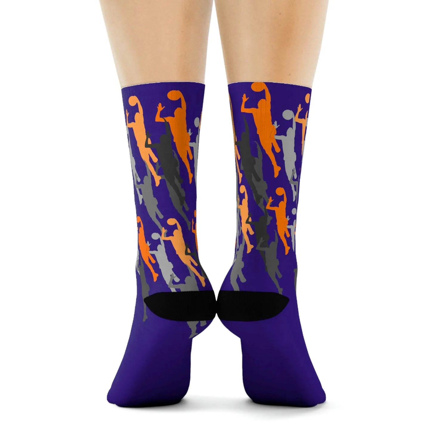 Duntalk "Shadow Theory" Basketball Socks -Blue