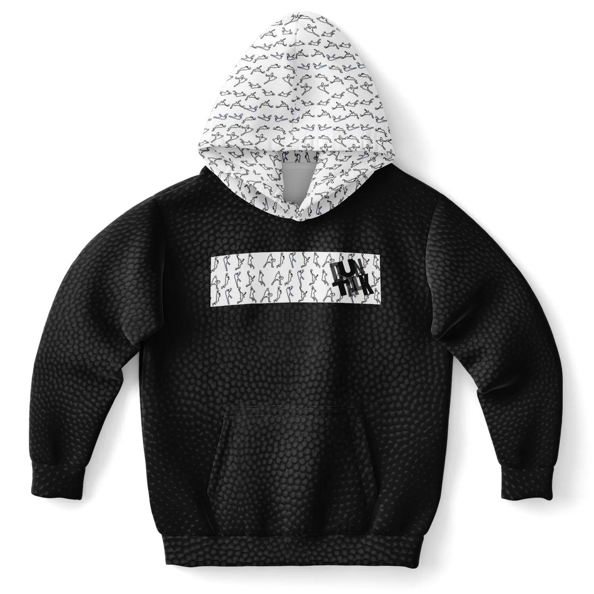 Duntalk "Leather" Youth Basketball Hoodie Subliminator