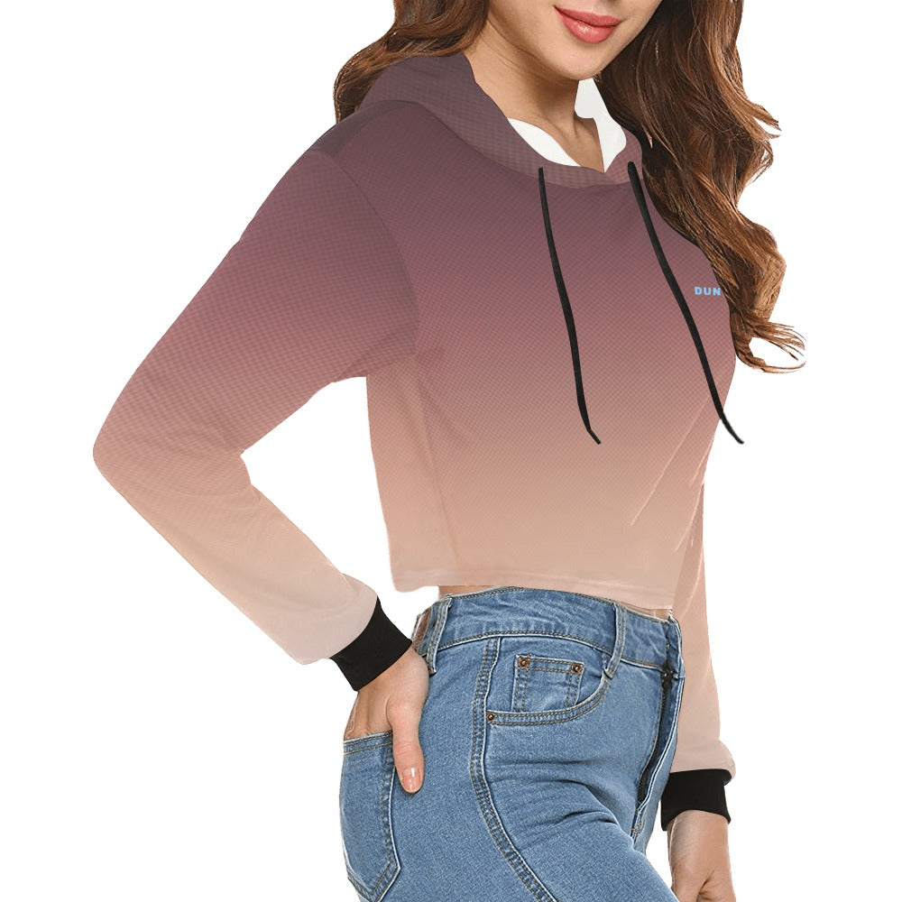 Duntalk "Ball IQ" Basketball Crop Hoodie
