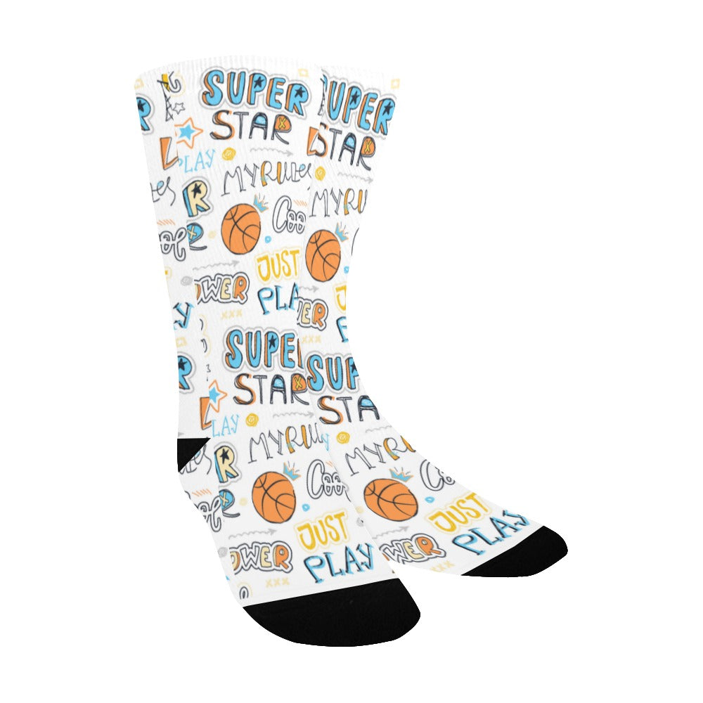 Duntalk "Superstar" Kid's Basketball Socks