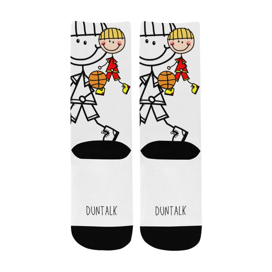 Duntalk "Doodle" Youth Basketball Socks -B4 e-joyer