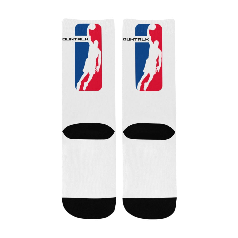 Duntalk "Draft" Kid's Basketball Socks - Side