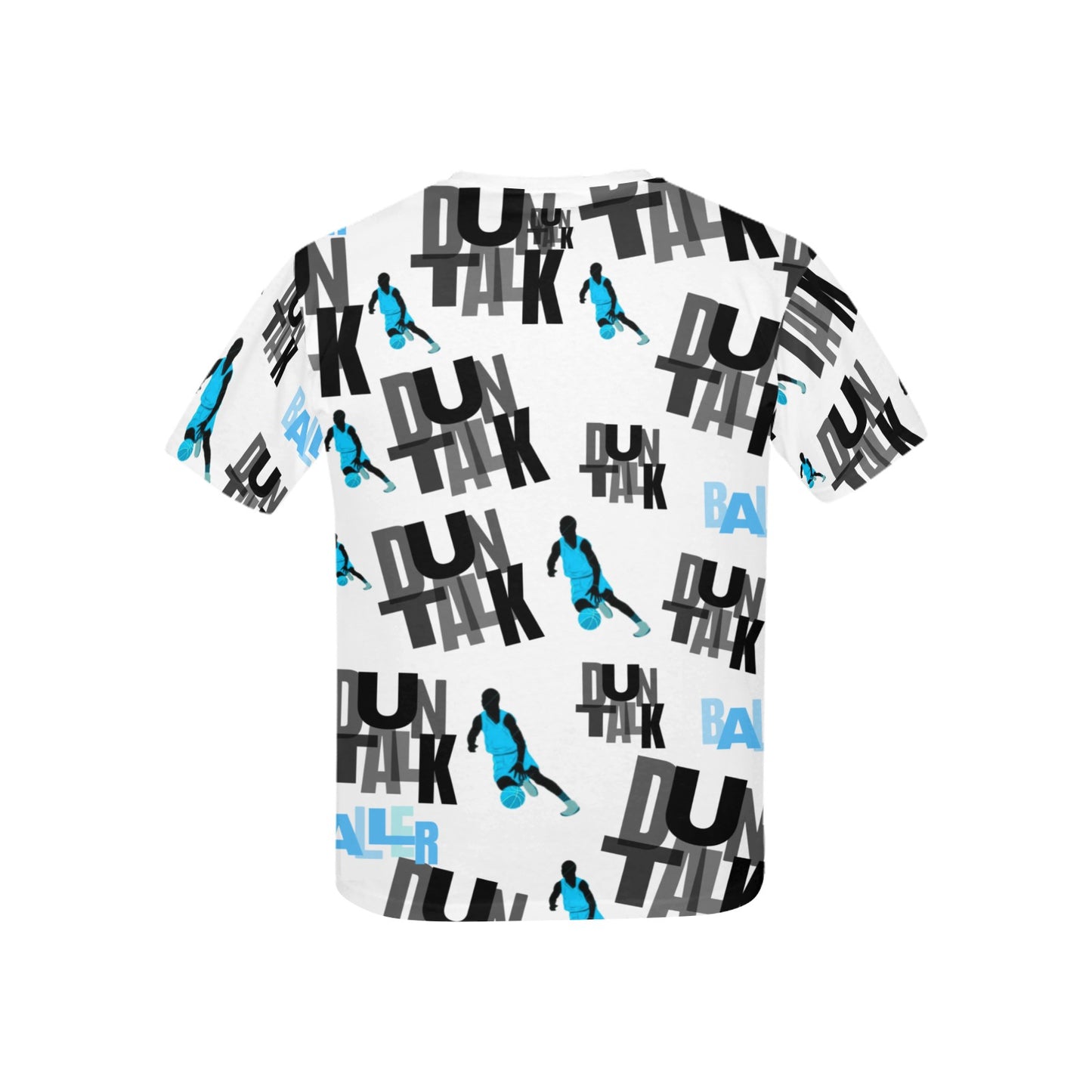 Duntalk "Baller" Youth Basketball T-shirt - White