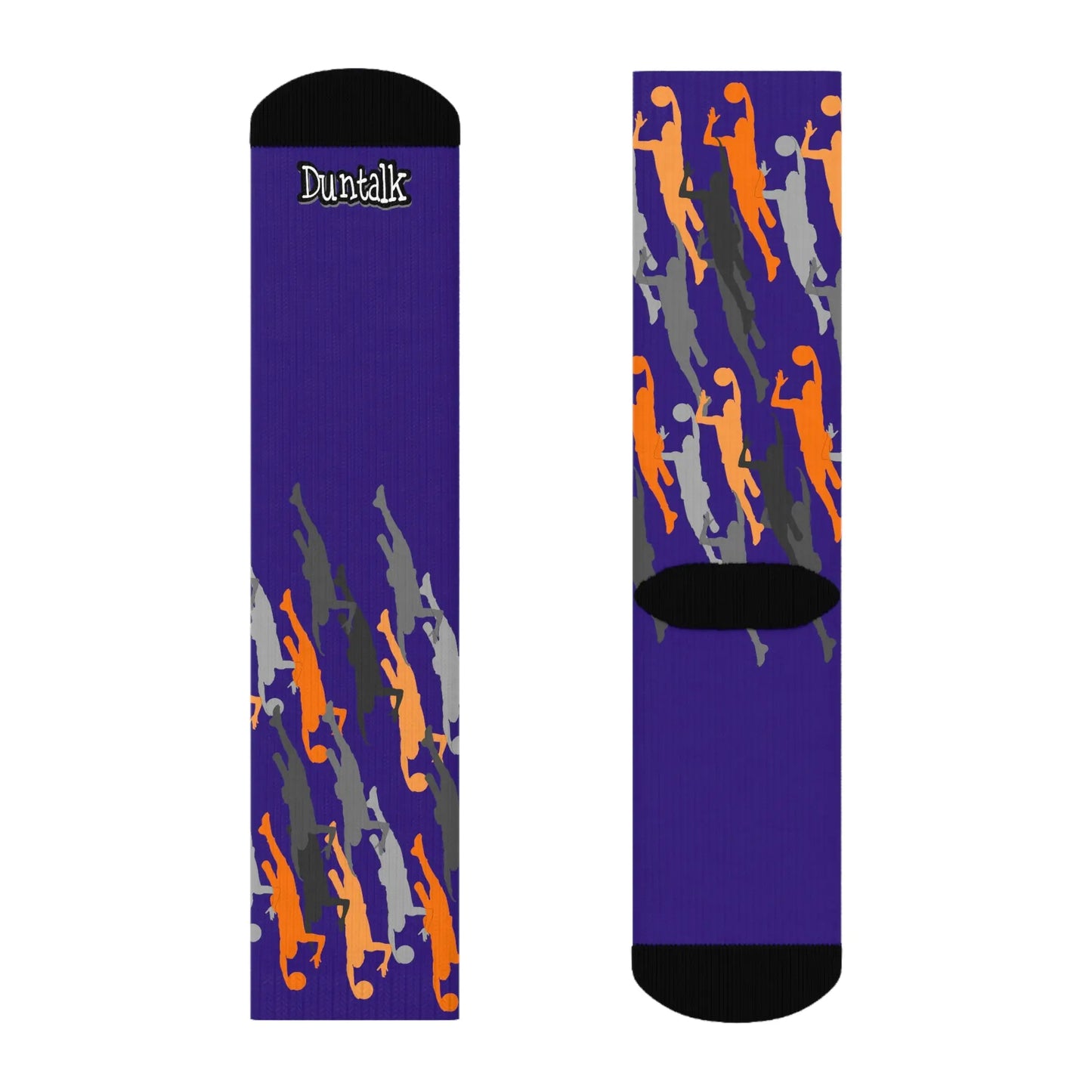 Duntalk "Shadow Theory" Basketball Socks -Blue