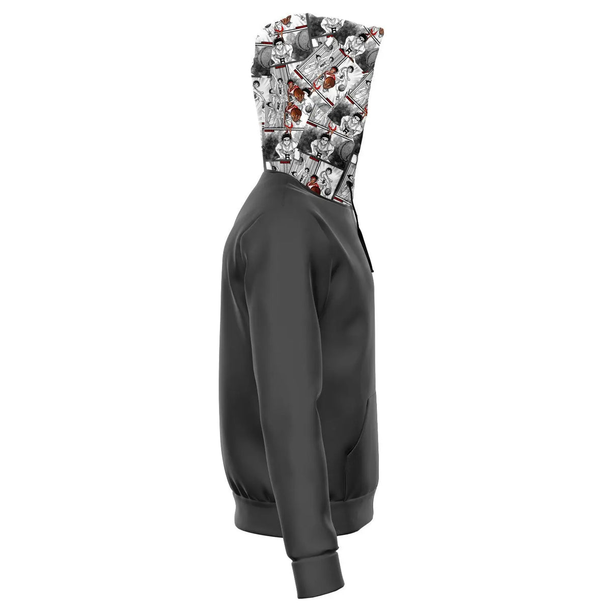 Duntalk "Anime" Basketball Hoodie Zip-Up Jacket Subliminator
