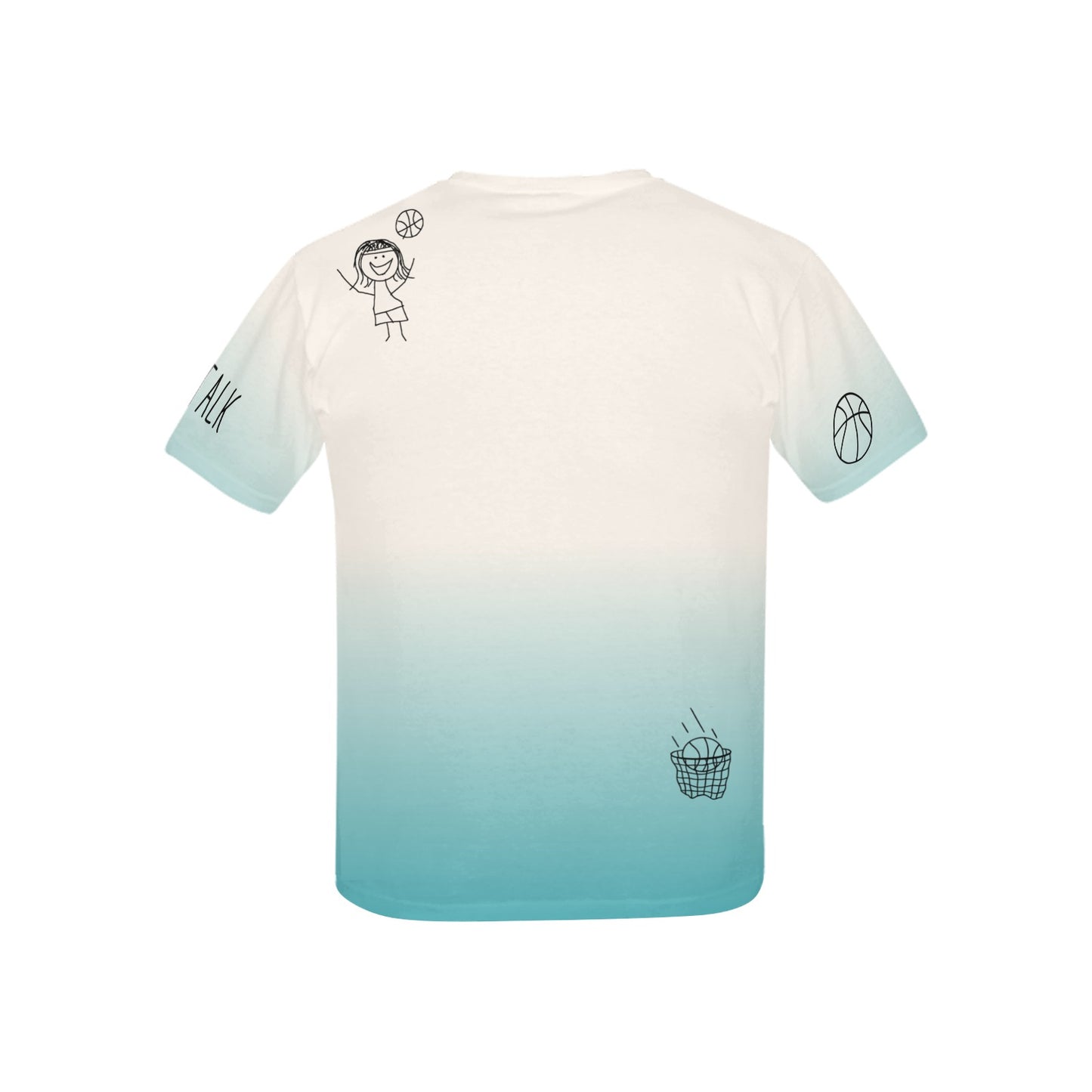 Duntalk "Doodle" Basketball Youth T-Shirt - A e-joyer