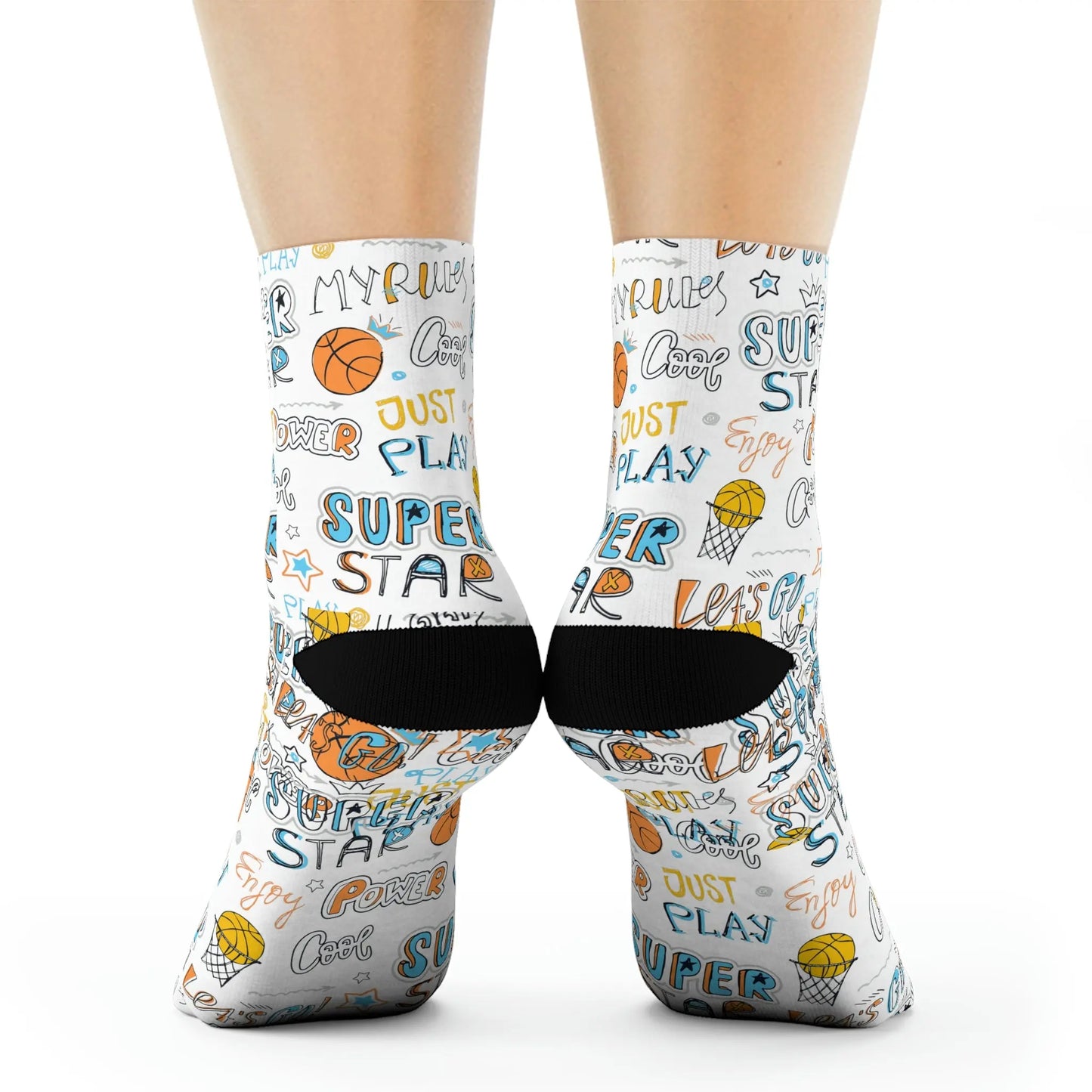 Duntalk "Superstar" Girl's Basketball Socks