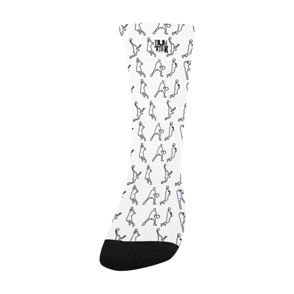 Duntalk "Leather" Kid's Basketball Socks