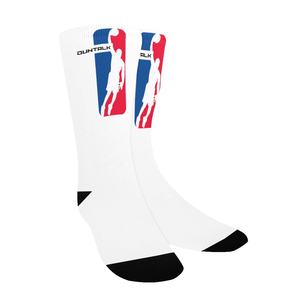 Duntalk "Draft" Kid's Basketball Socks - Side