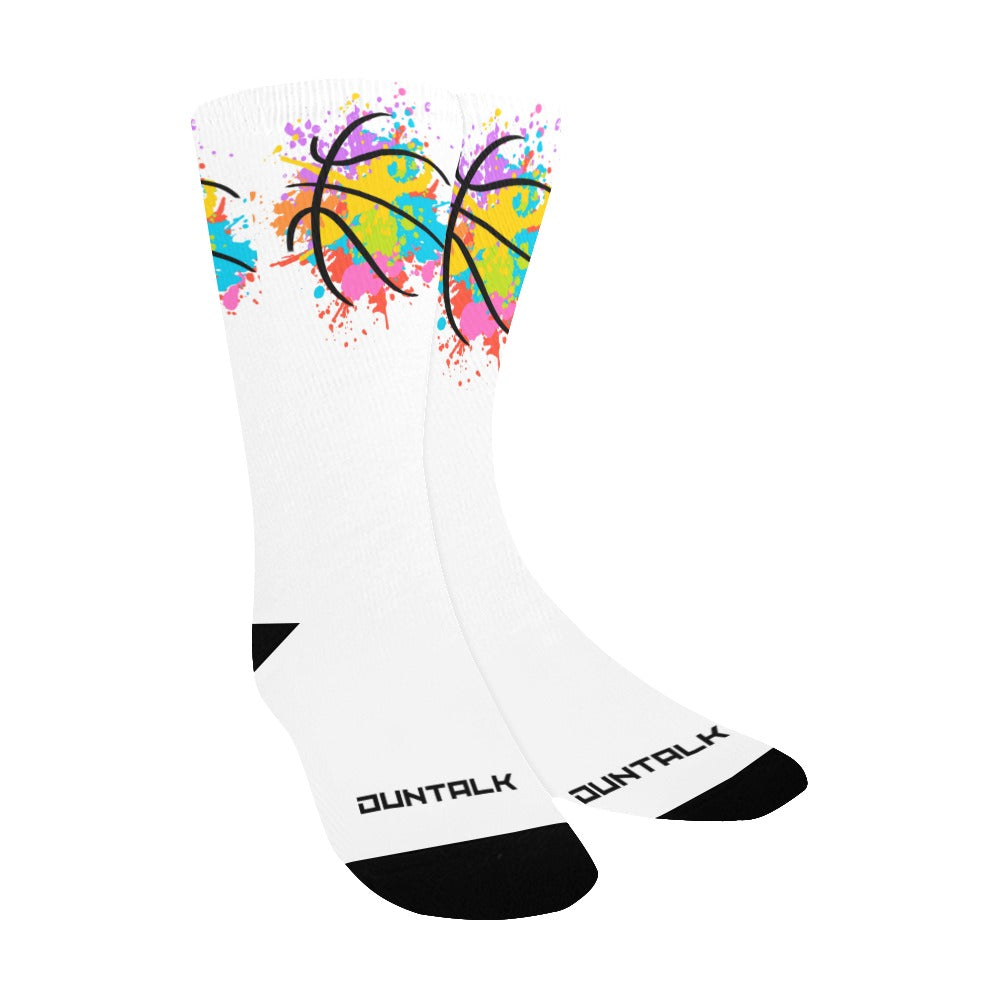 Duntalk "Rock" Kid's Basketball Socks - Small Multi