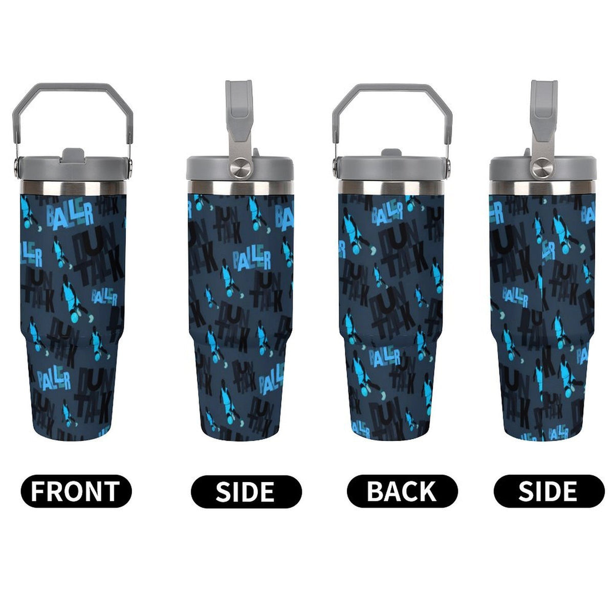 Silhouette Tumbler - Navy/Blue