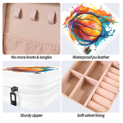 "Paint" Drip Lock Sports Travel Jewelry Box