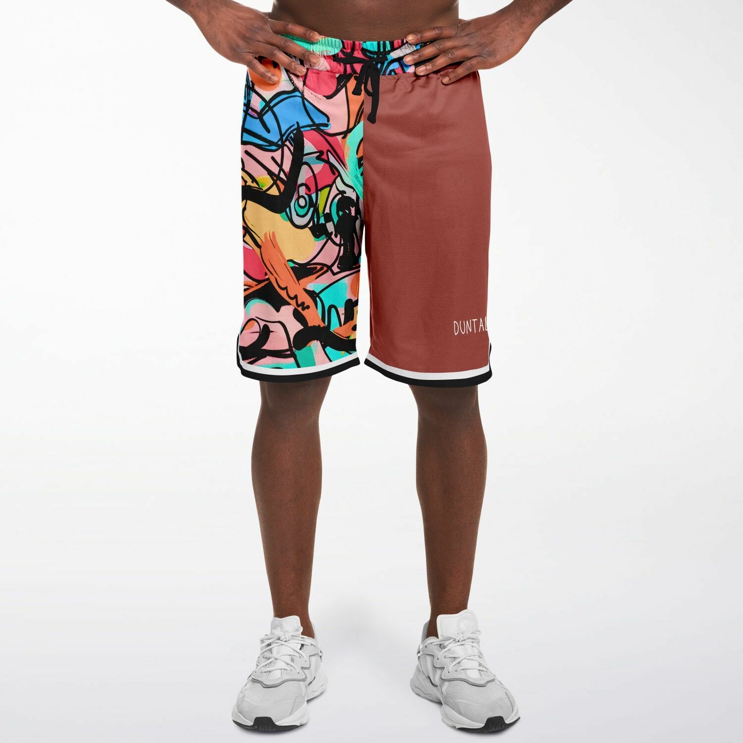 Duntalk "One Stop" Basketball Classic Shorts - Mauve