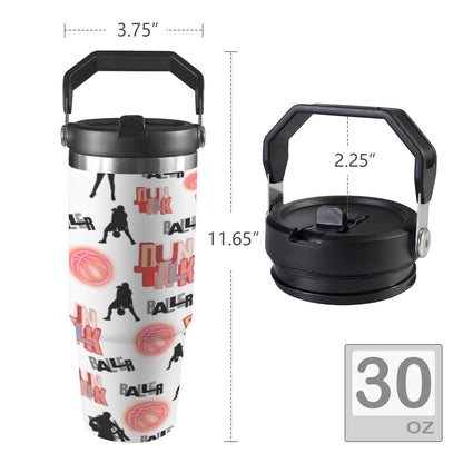Insulated Water Bottle - Baller White