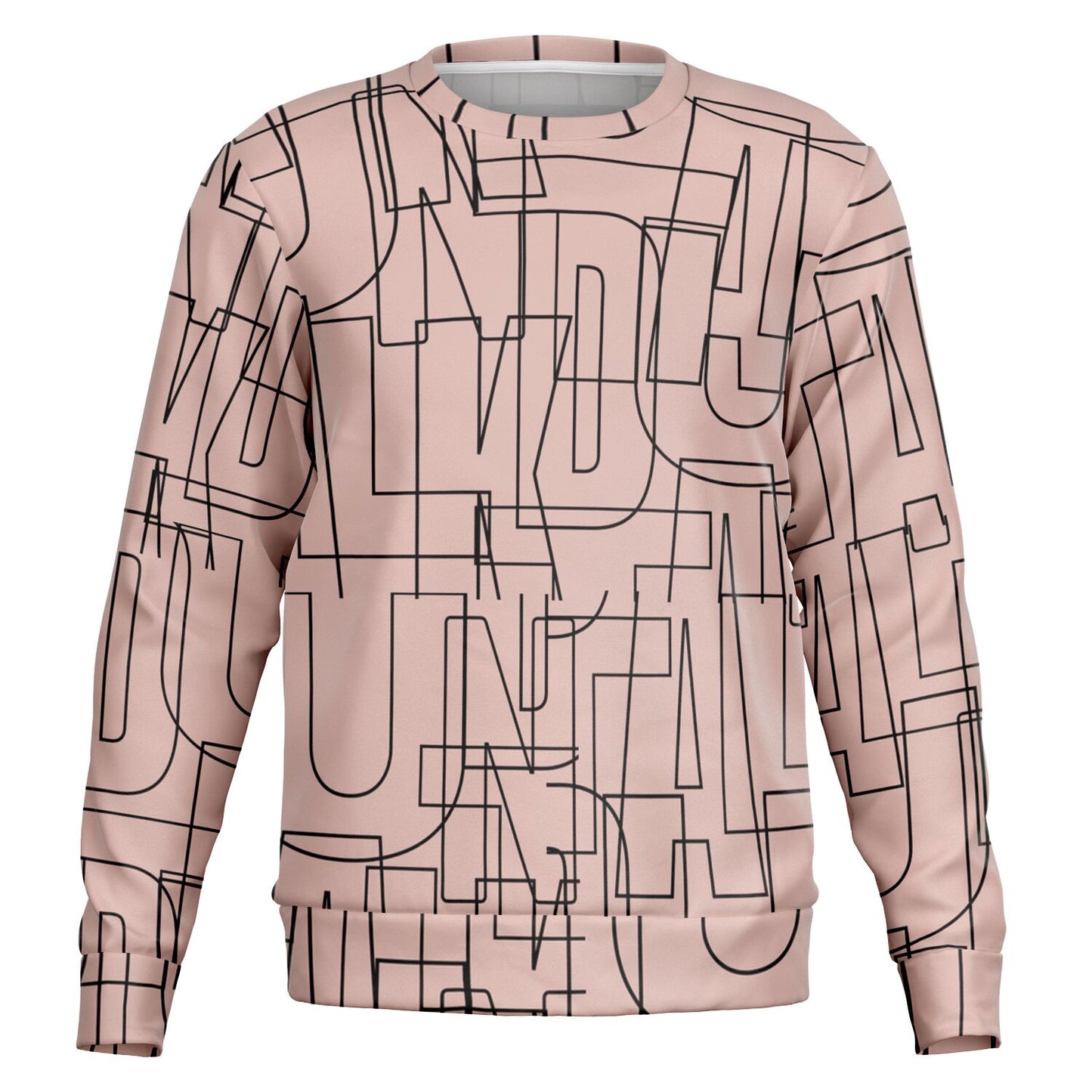 Duntalk "Gridlock" Adult Sweatshirt - Pink Subliminator